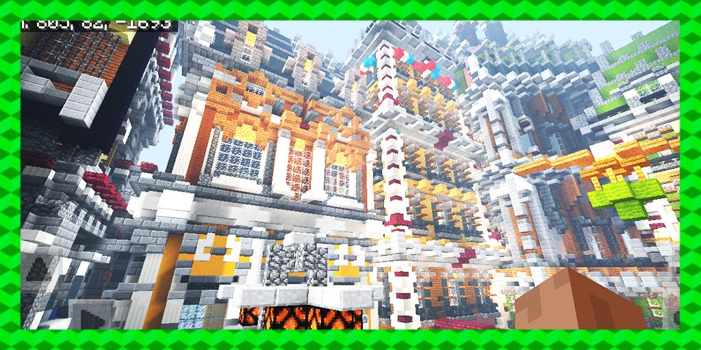 Colonial Server Spawn. MCPE map
