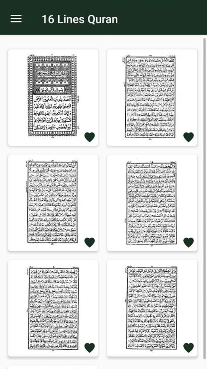 16 Line Hafizi Quran