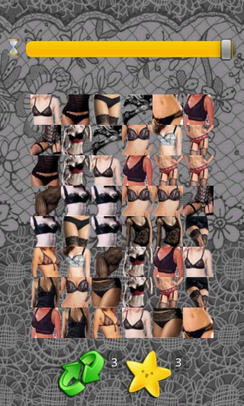 Lace underwear picture match