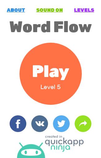 Word flow