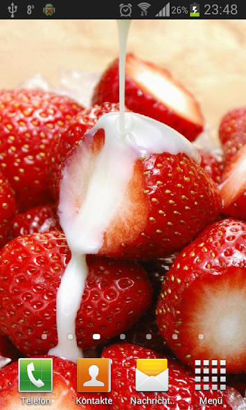 Strawberry Live Wallpaper