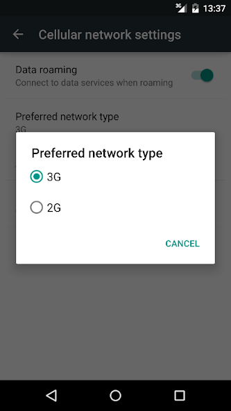 Data Settings