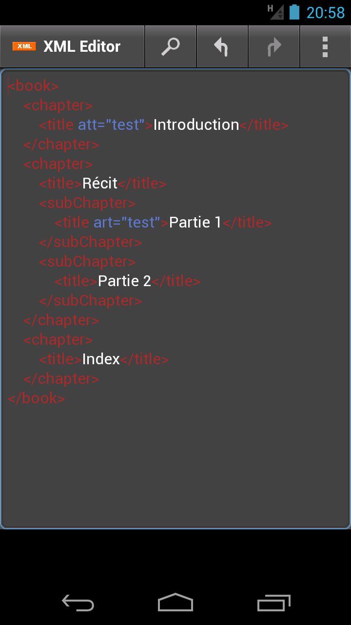 XML Editor CR