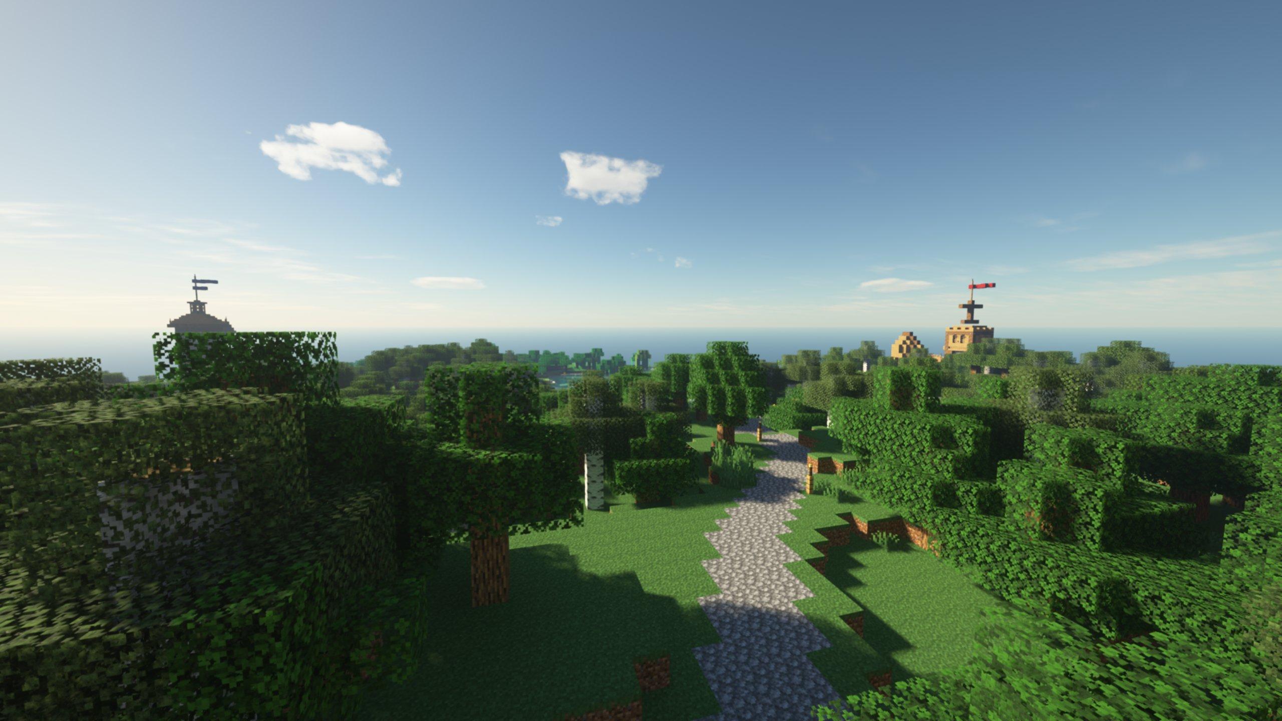 Minecraft Seus PTGI 라이트 및 그림자 패키지 | 중국어 버전