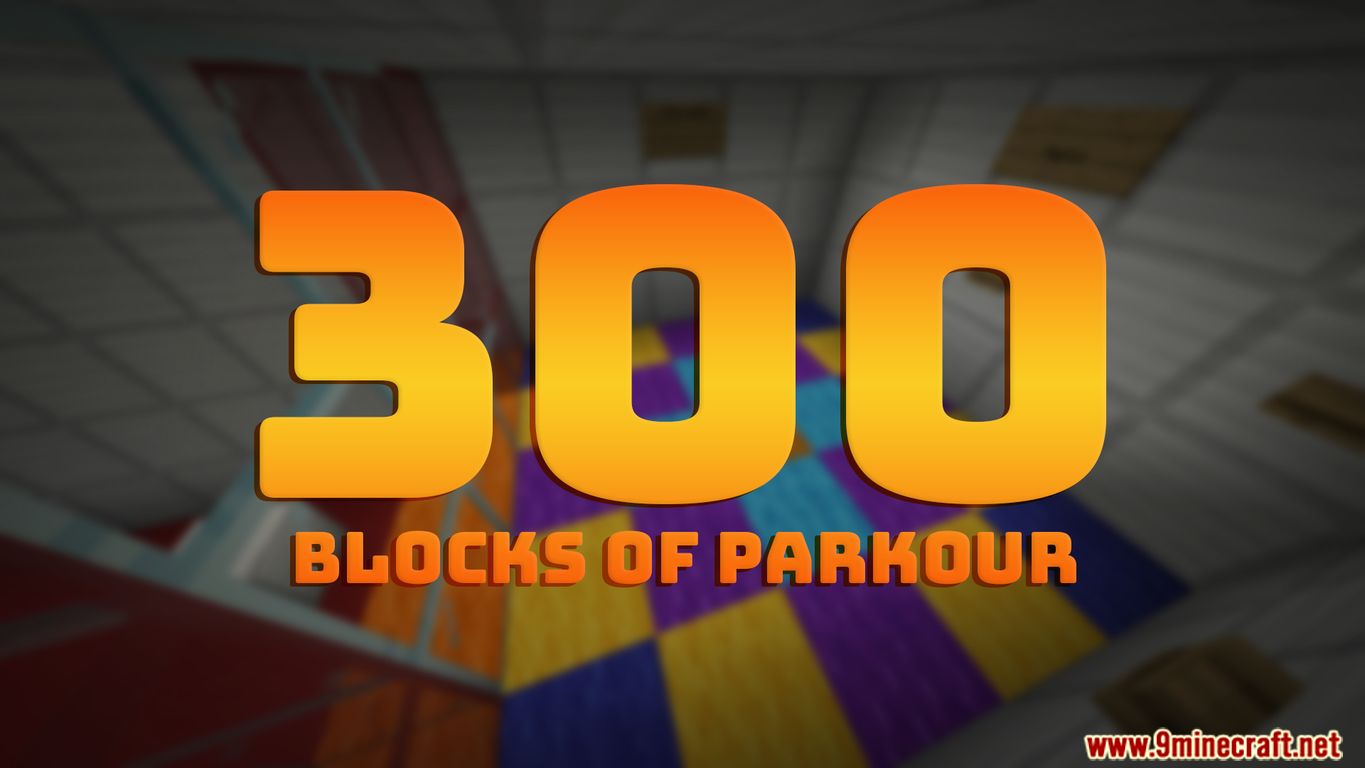 300块的跑酷地图（300 Blocks of Parkour Map）|我的世界1.14.4版本