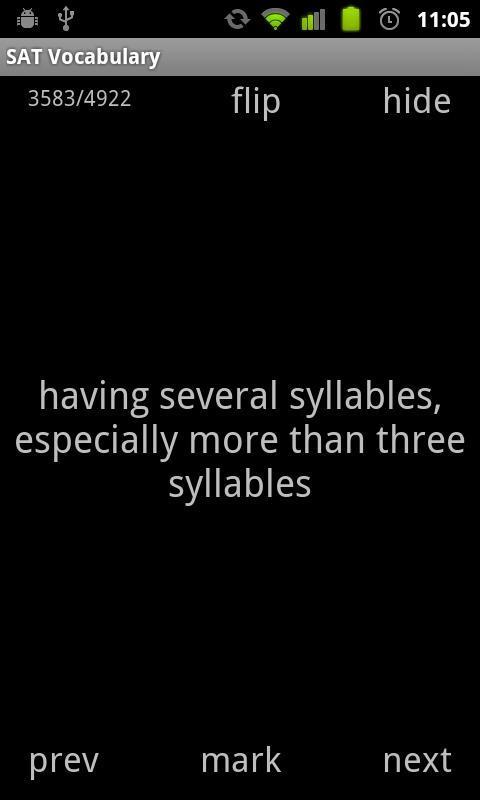 SAT Vocabulary