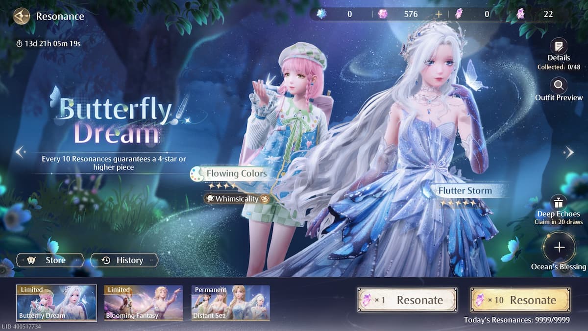 Infinity Nikki Gacha＆Pity Systemが説明しました