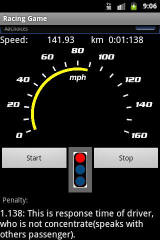 Driver Test Game