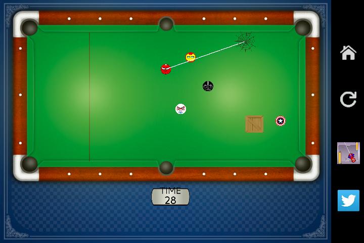Spider Swing Ball Pool - pocket billiards