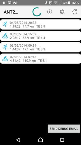 Garmin ANT+ Watch Tester