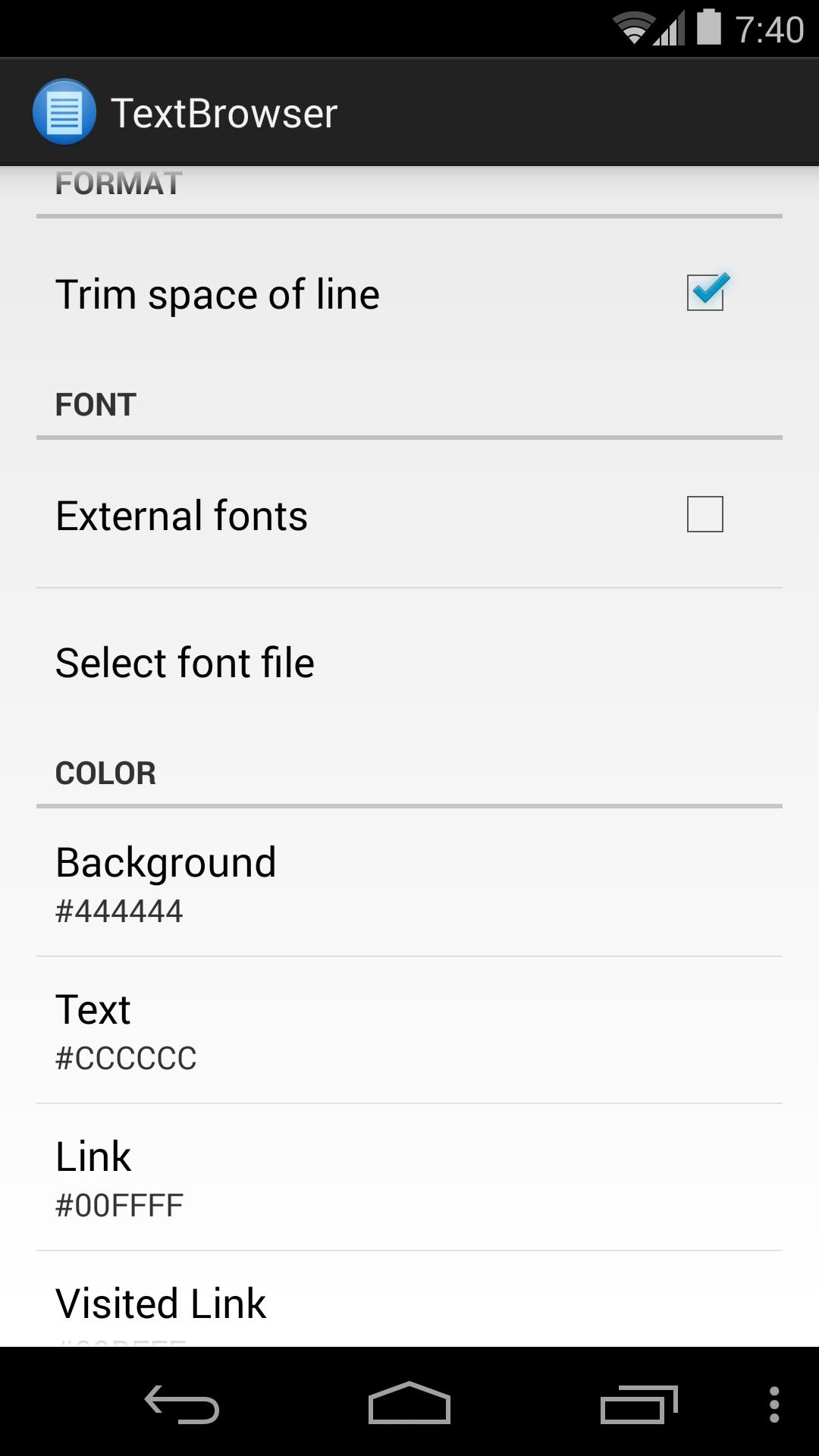 TextBrowser