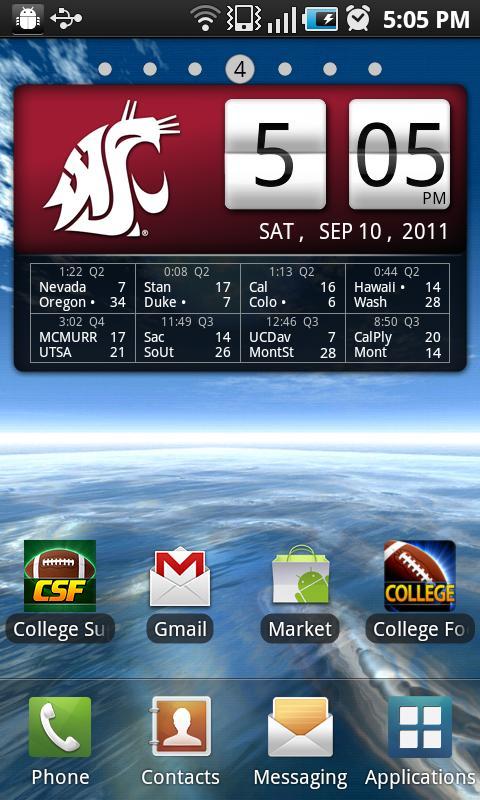 Washington State Live Clock