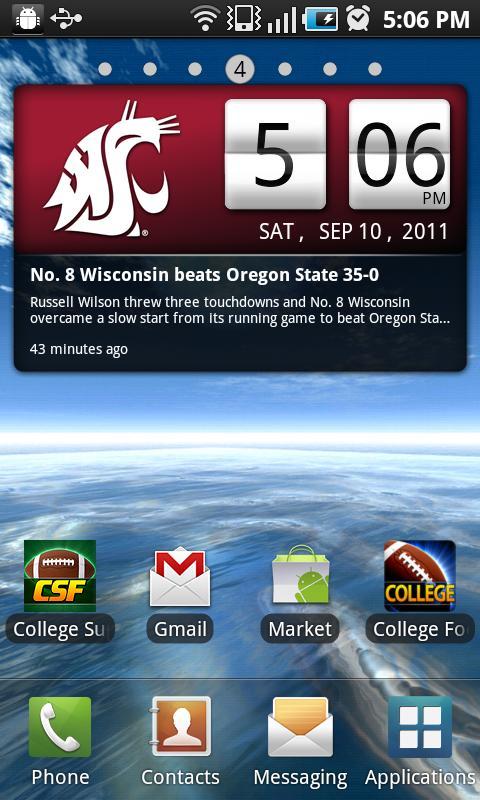 Washington State Live Clock