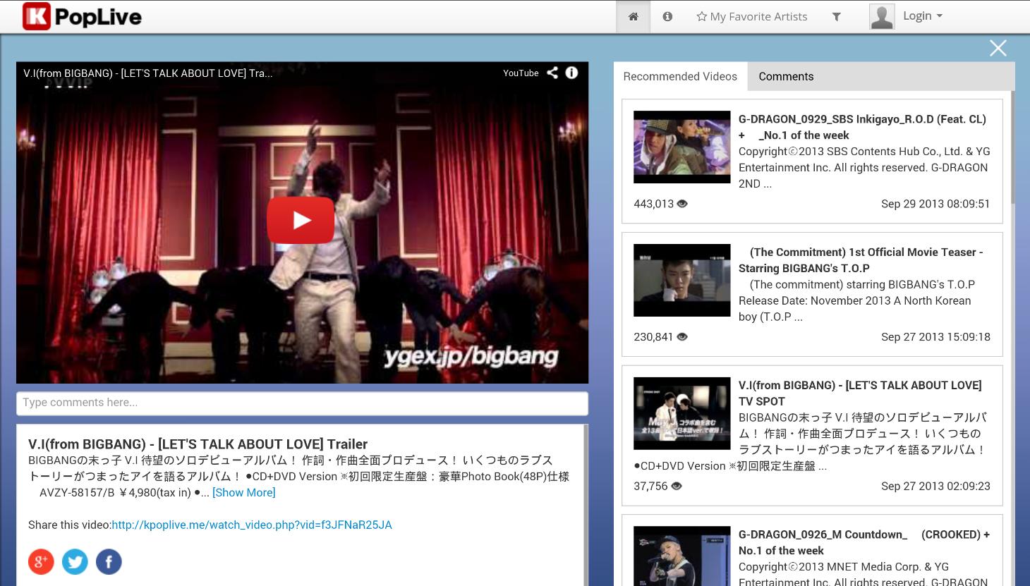 Big Bang Live