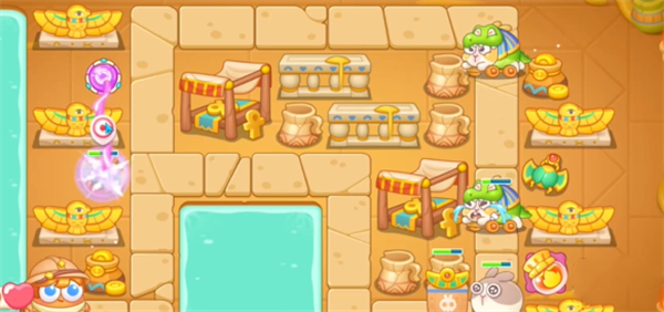Défendre le niveau de retour du 4e Pharaon 115