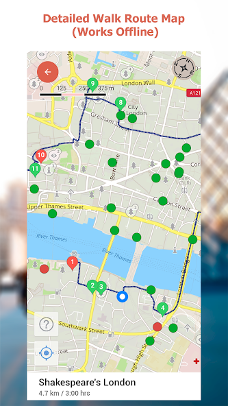 Kyoto Map and Walks