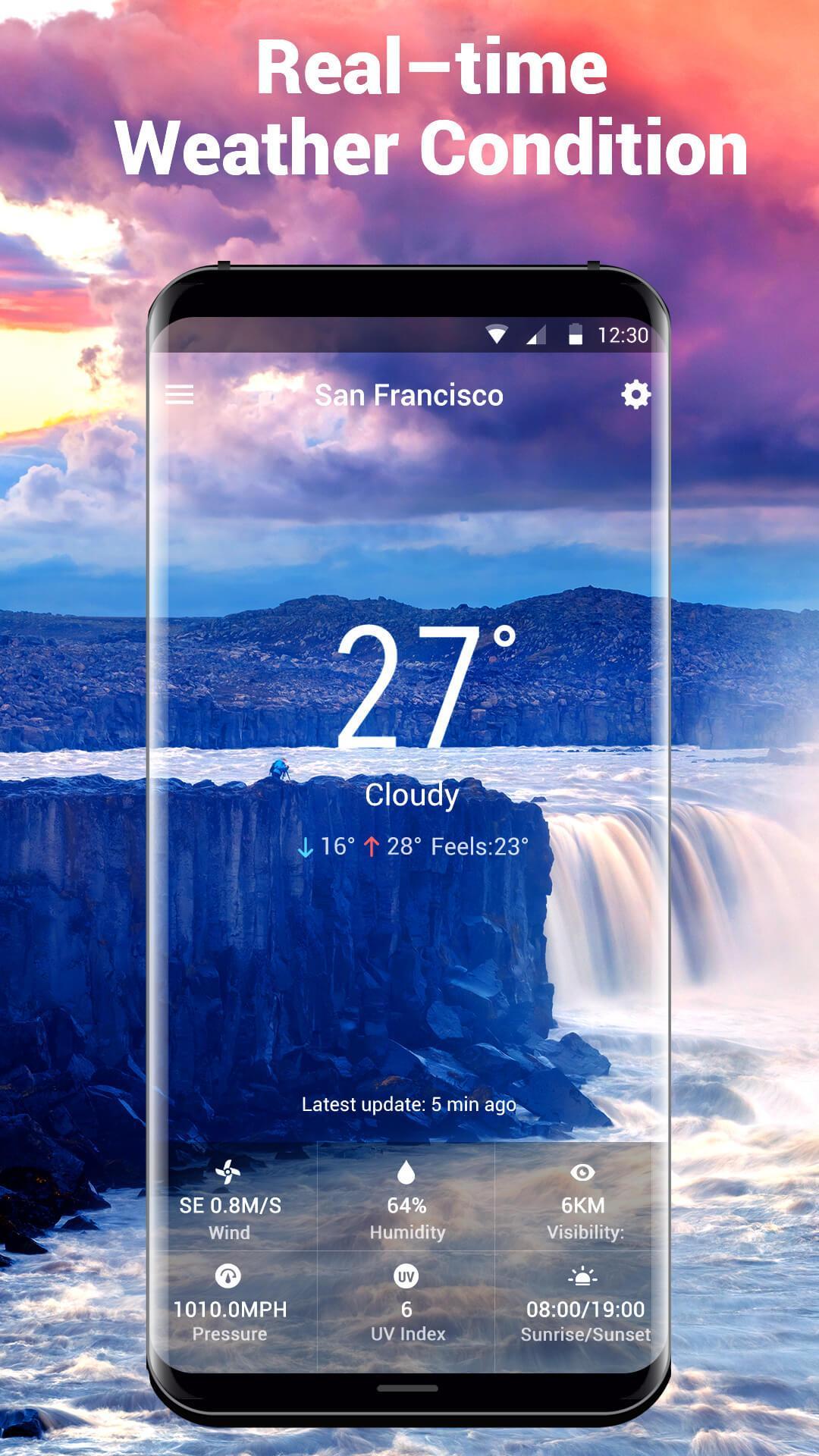 Local reliable temperature, weather widget&alerts