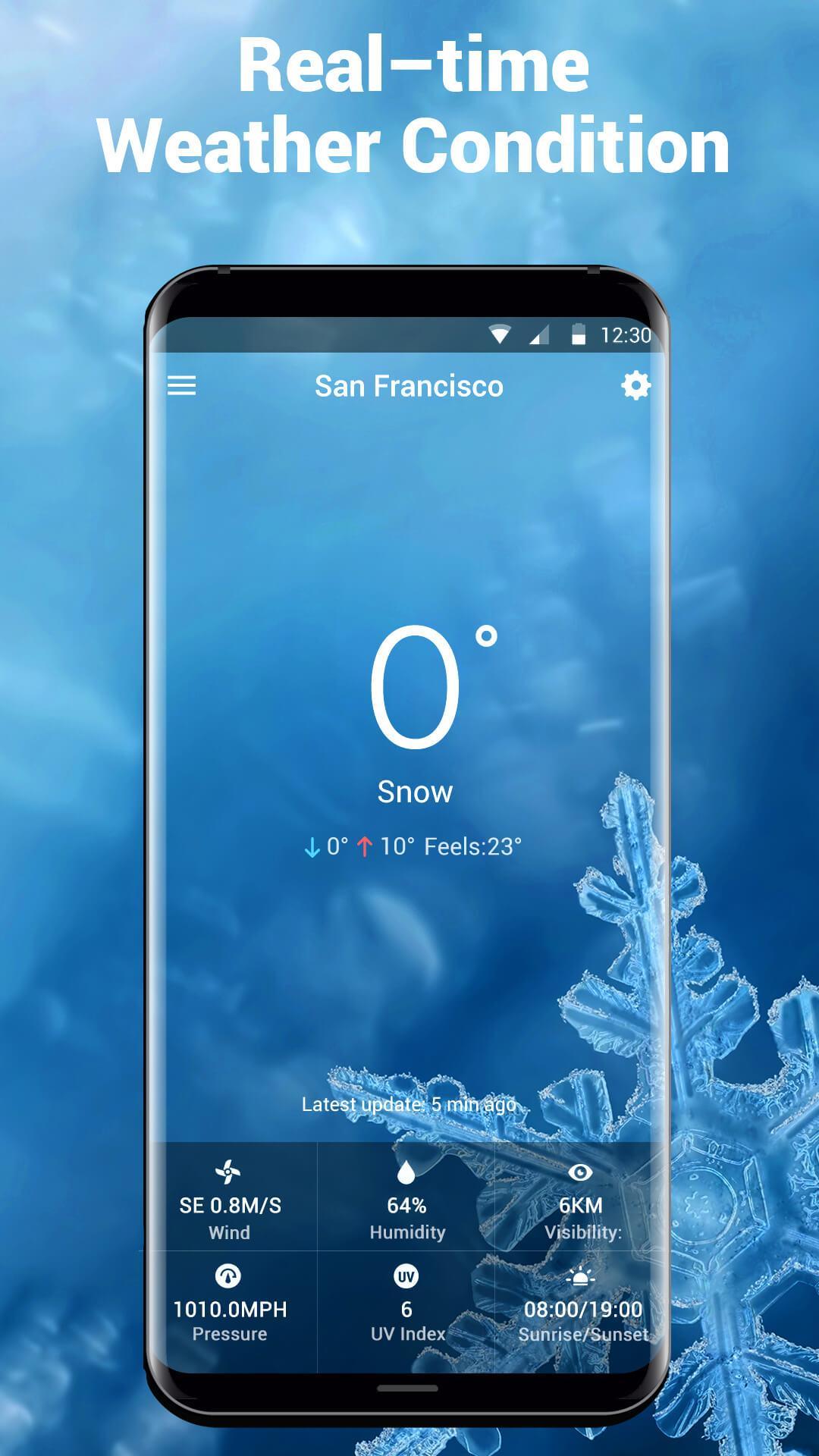 Local reliable temperature, weather widget&alerts