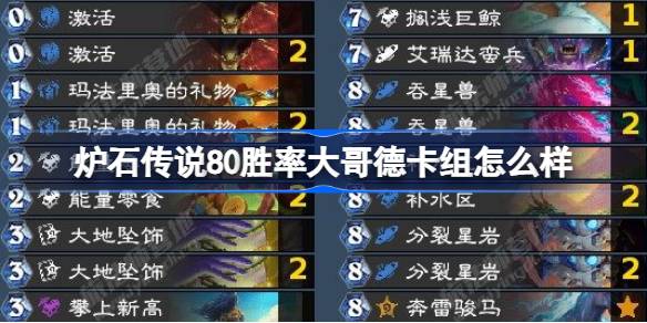 Hearthstone 80 Win Rate Deck Big Brother Deck
