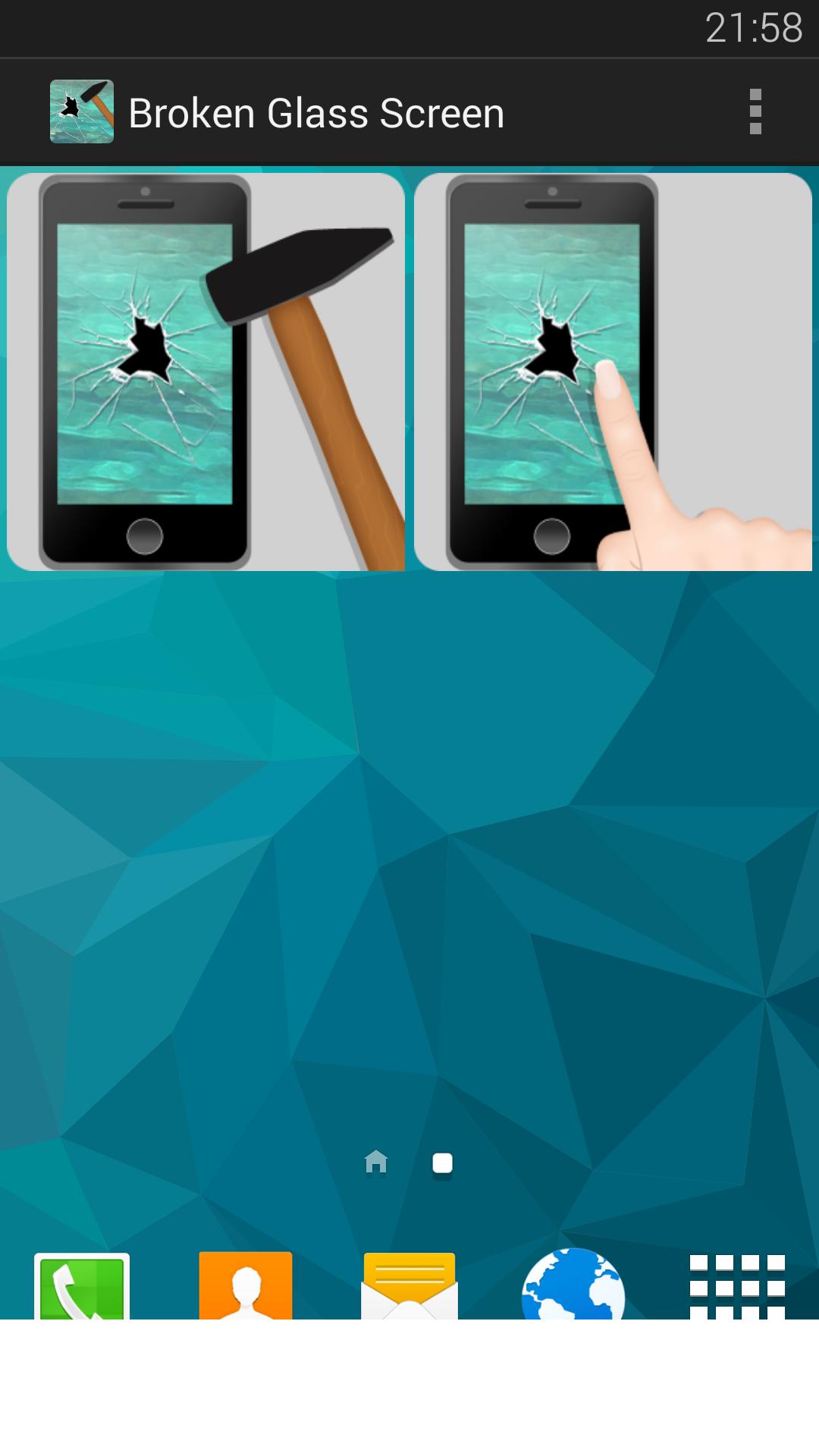 Broken Glass Screen