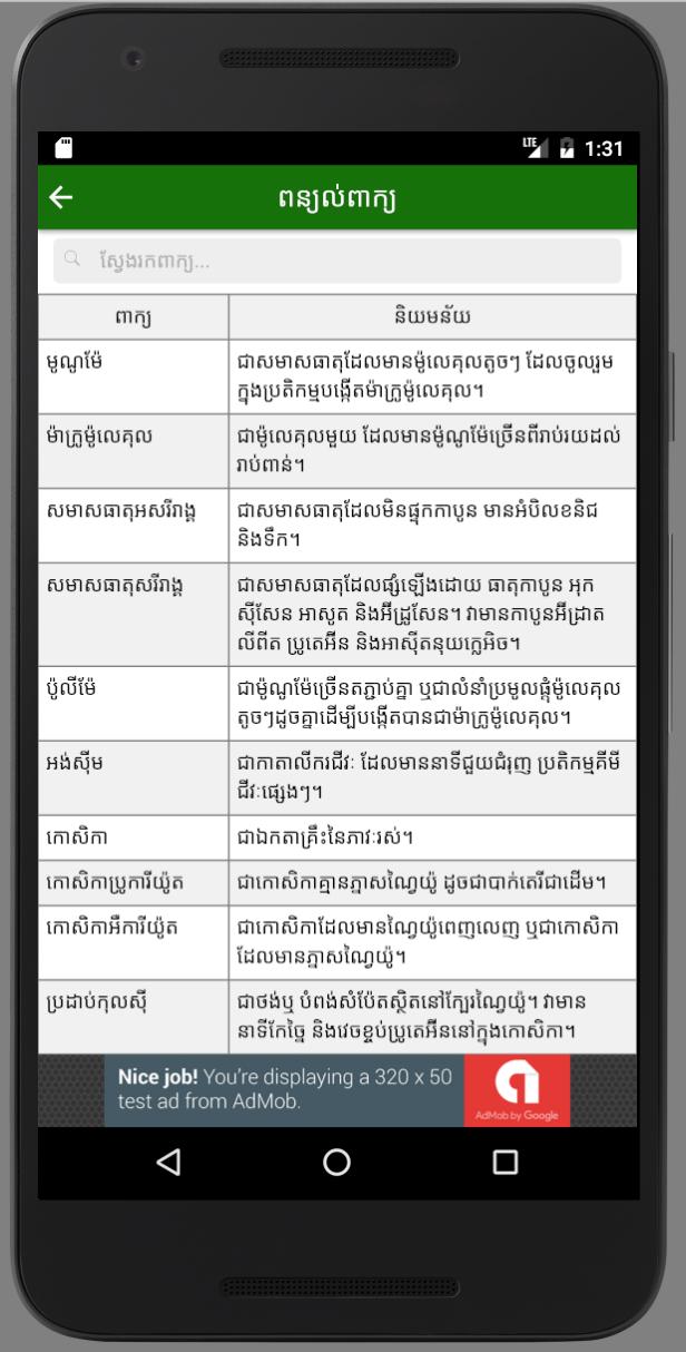 Khmer Biology