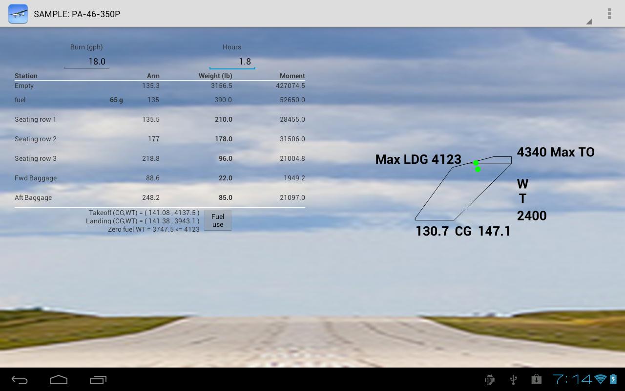Aircraft Weight and Balance