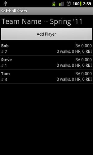 Softball Stats
