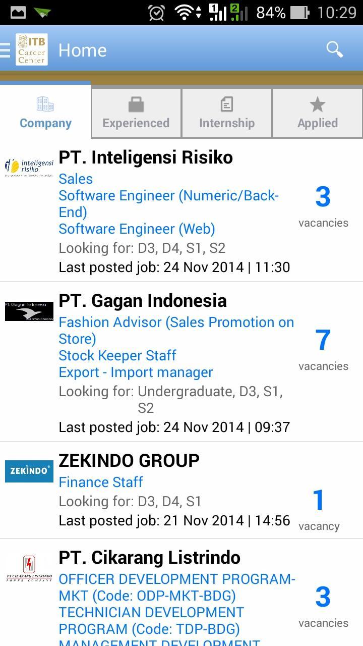 ITB Career Center