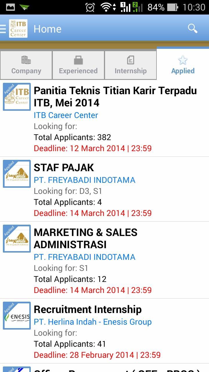 ITB Career Center