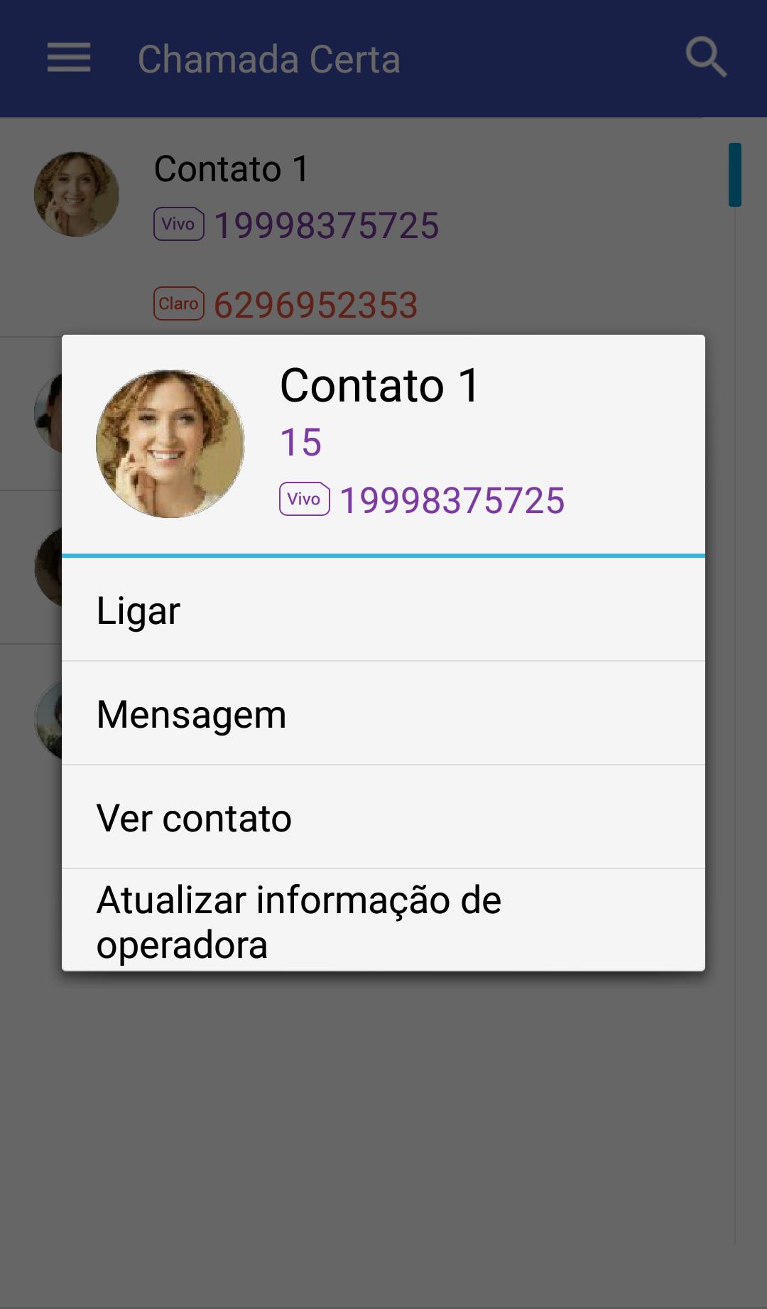 Chamada Certa