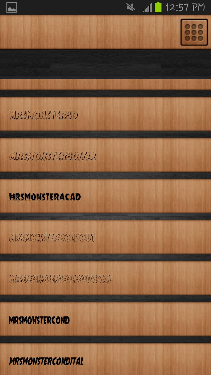 Horror Font Style
