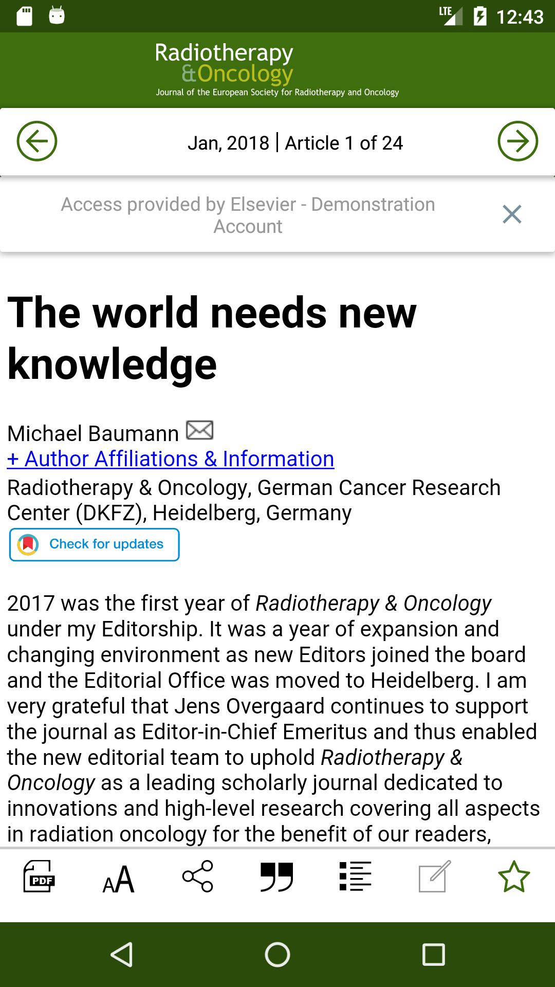 Radiotherapy & Oncology