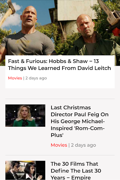 Hollywood Movie News