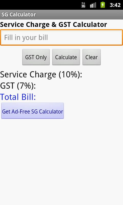 SG Calculator