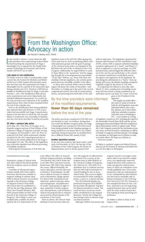 ACS Surgery News