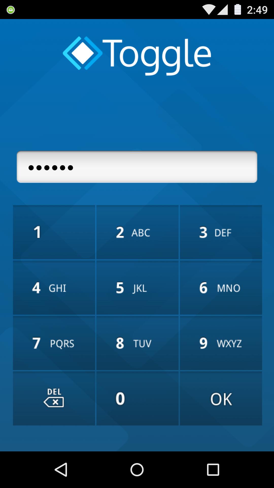 OpenPeak Toggle