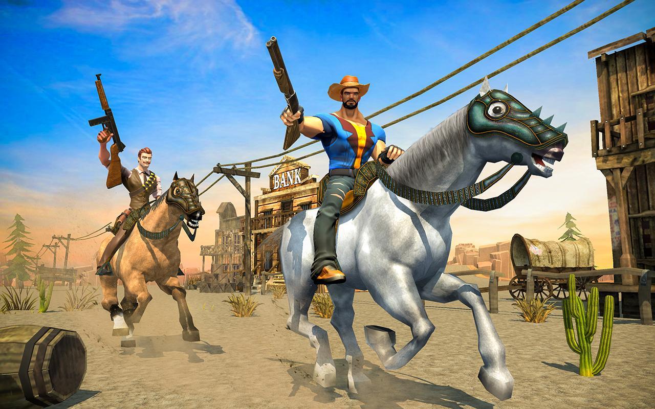 West Cow Boy Gunfighter Shoooting Strike