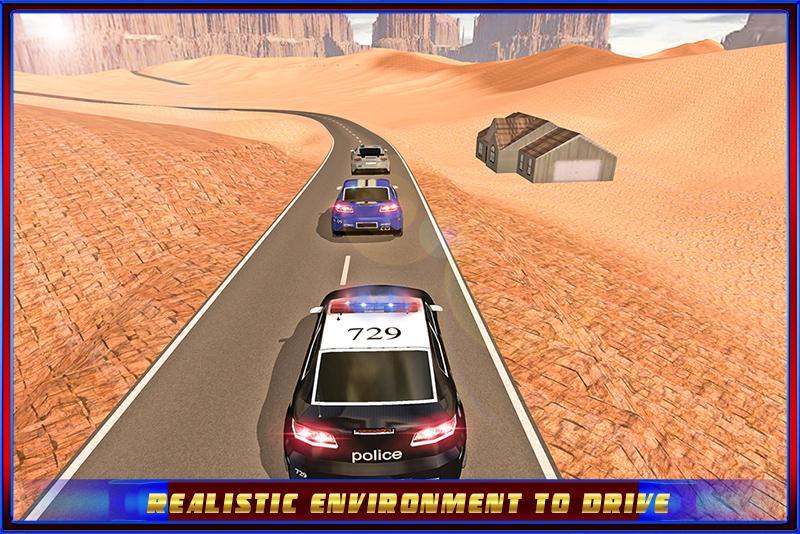 Andreas Police Car Hill Chase