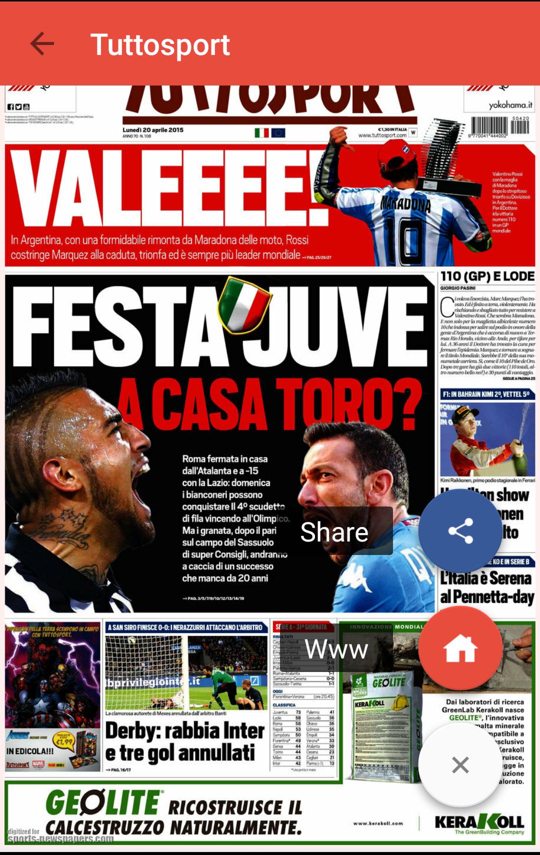 Sports Newspapers