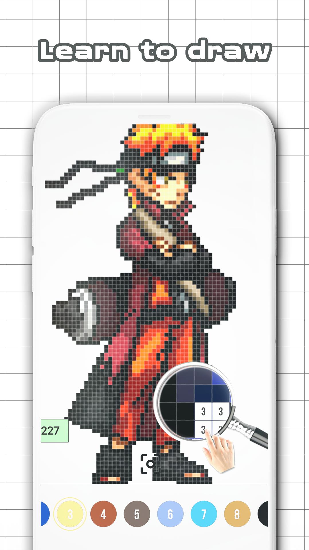 Color by Number - Naruto