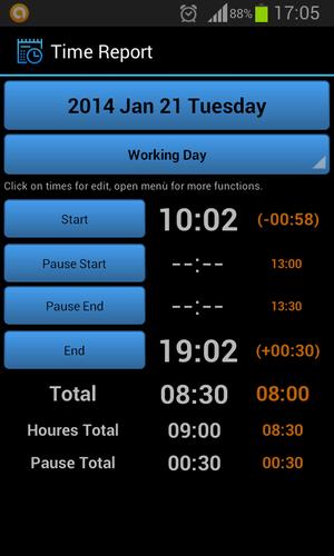 Hours Reporting