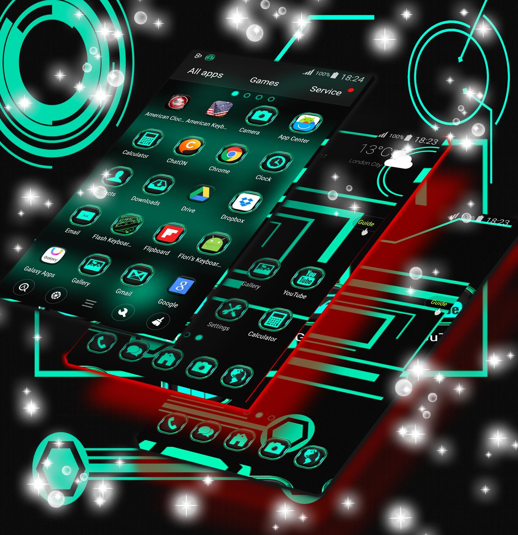 Neon Green Tech Theme