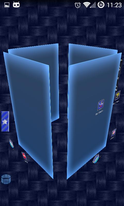 TSF Shell Theme Blue Carbon HD