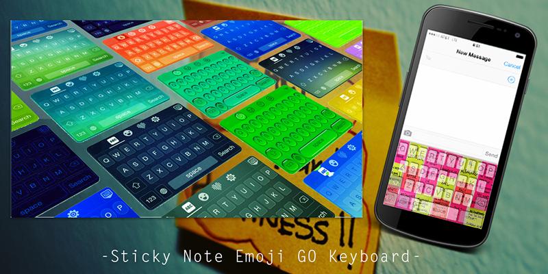 Sticky Note Emoji GO Keyboard
