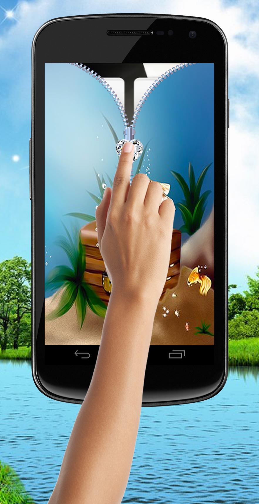 Sea Water Zipper Screen Lock