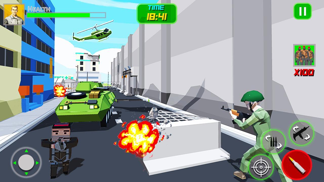 Call of pixel Commando - Pixel Gun War 3d