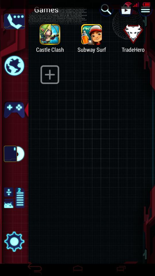 Smart Launcher Blue Gamer