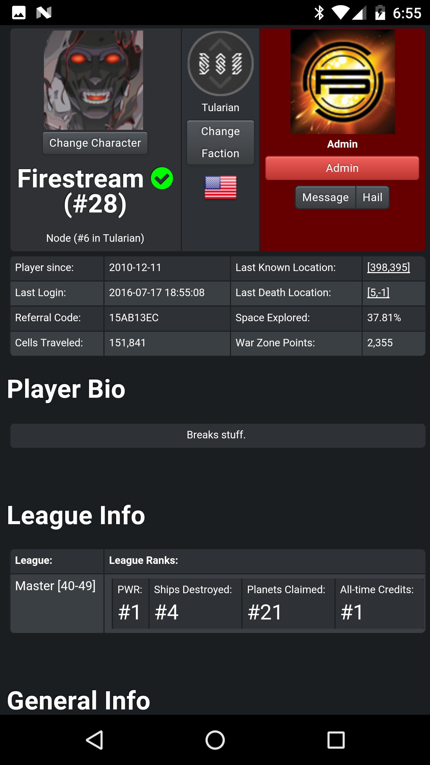 Galaxy Warfare - Space MMORPG