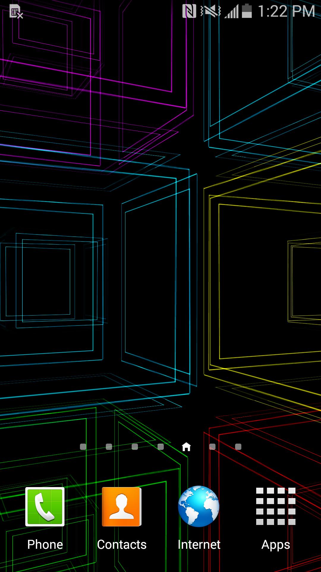 3D Cube Matrix Live Wallpaper