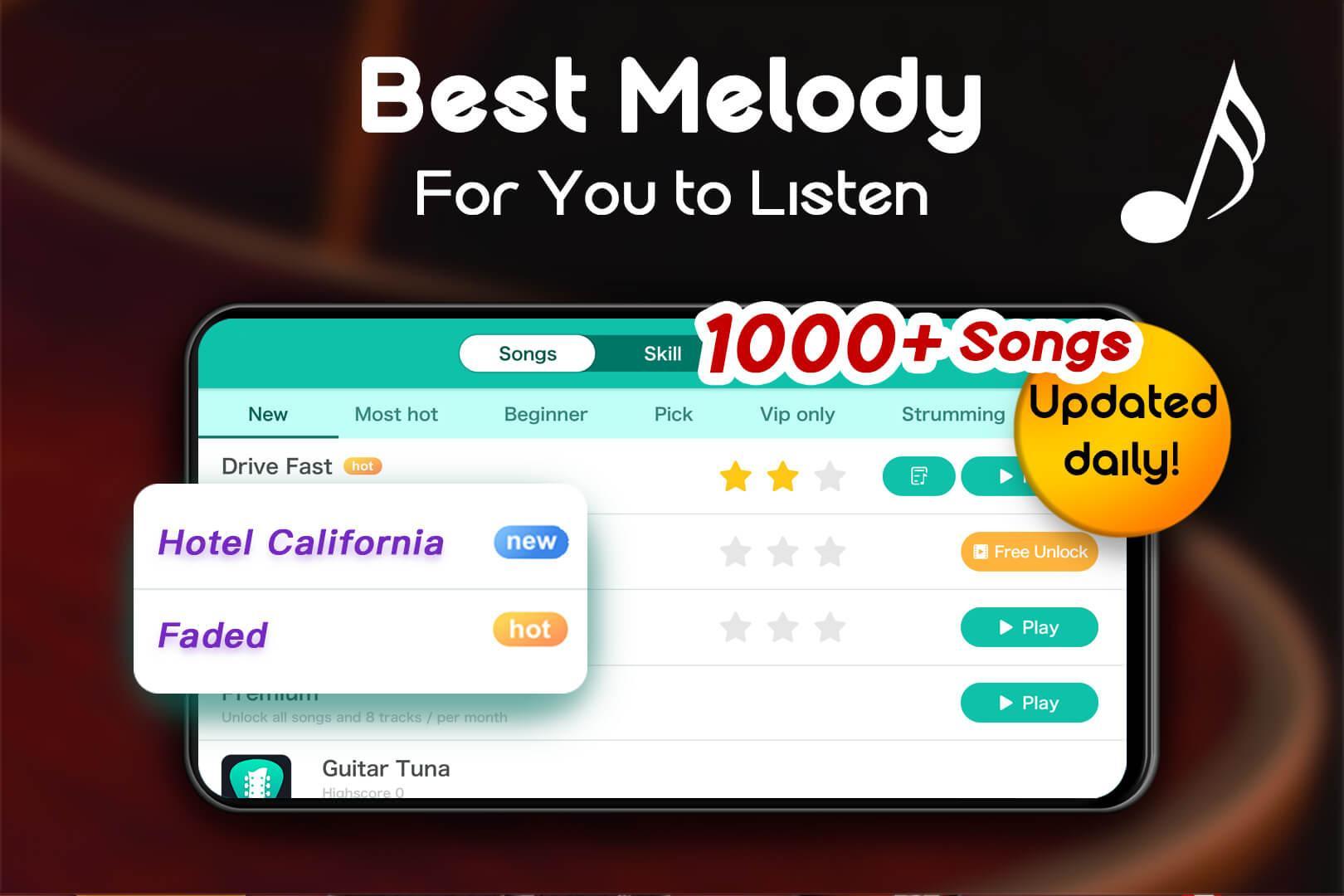 Real Guitar - Free Chords, Tabs & Music Tiles Game